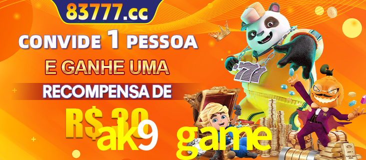 Banner institucional da ak9 game sobre parceria de marcas e criação de uma marca de excelência, apresentando os mascotes de jogos populares como o Fortune Tiger.